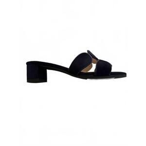 NEW EZZIO women's circles slide sandal in navy